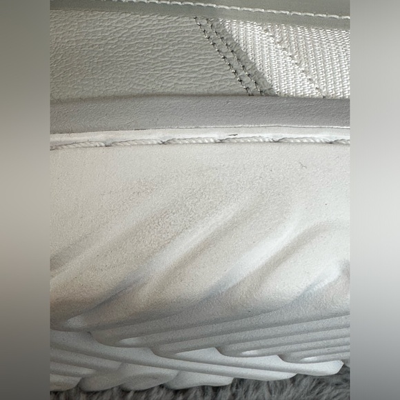 Jordan 1 High React Grey Fog Sneakers - Picture 8 of 12